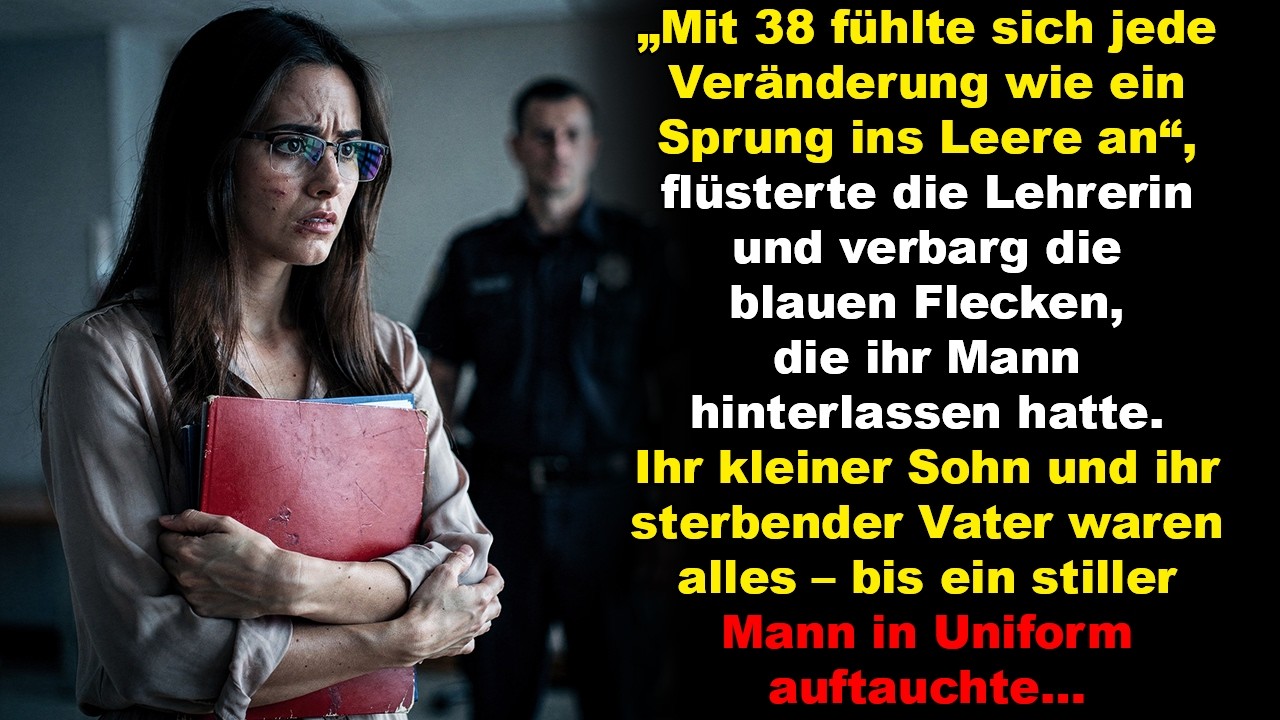 Sie versteckte ihre blauen Flecken – doch ein Mann in Uniform sah alles.