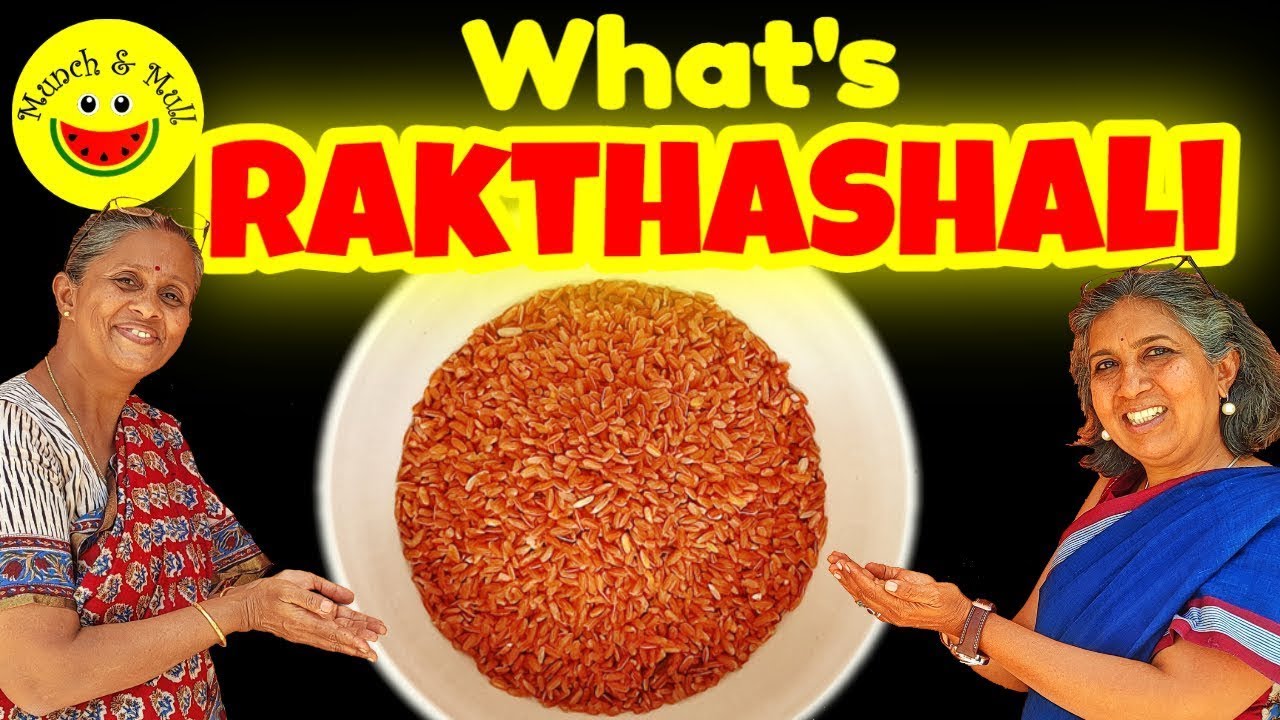 Medicinal Rakthashali Rice Recipe for Karkidaga Kanji | Rakthashali Red Rice