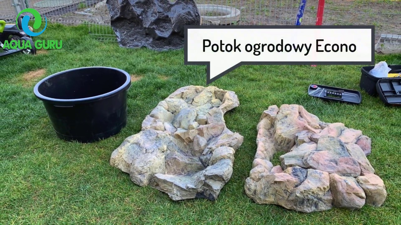 Potok Ogrodowy - kaskada ogrodowa Ekono - potok ogrodowy - jak zrobić źr&oacute;dełko w ogrodzie- Aqua Guru