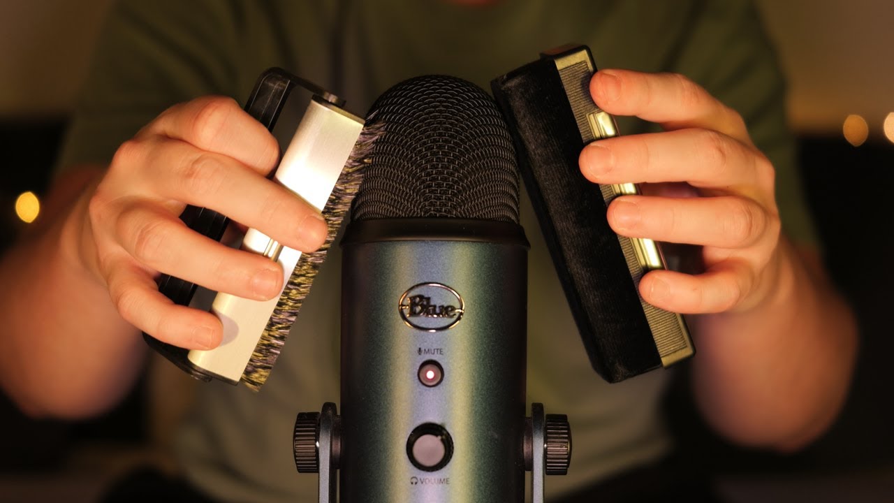 ASMR Sensitive Mic Brushing 👂(No Talking)
