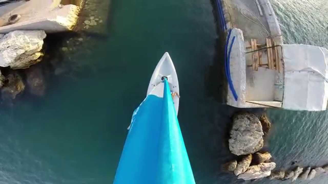 GoPro on the mast | sailing in Kefalonia, Greece | laser pico and a boy with his DPV