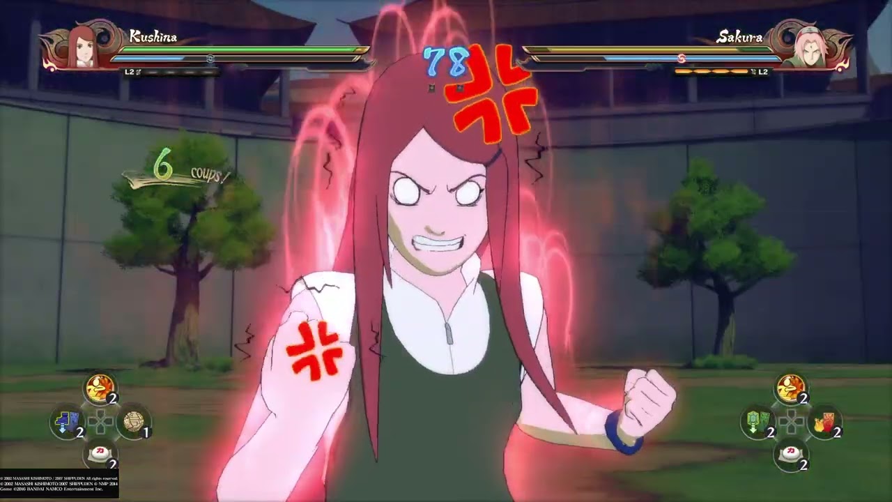 NARUTO SHIPPUDEN:  KUSHINA .VS.SAKURA