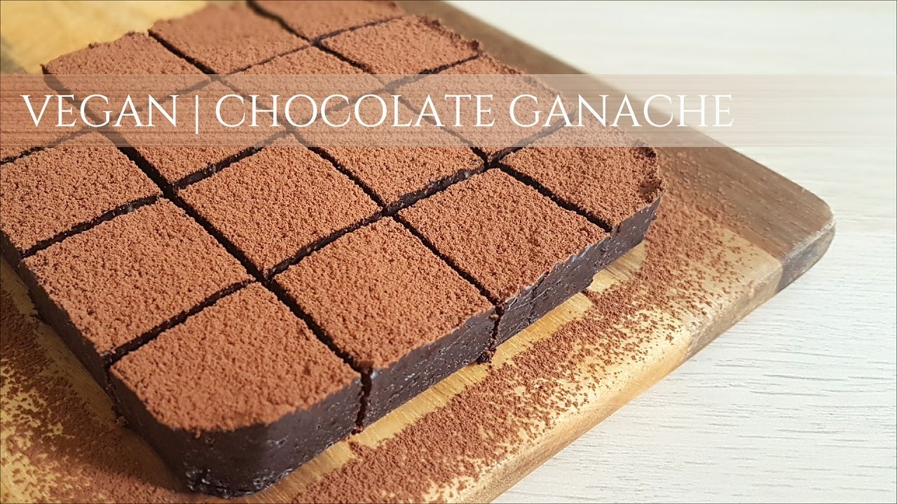 VEGAN | Chocolate Ganache - Easy & only 4 ingredients!