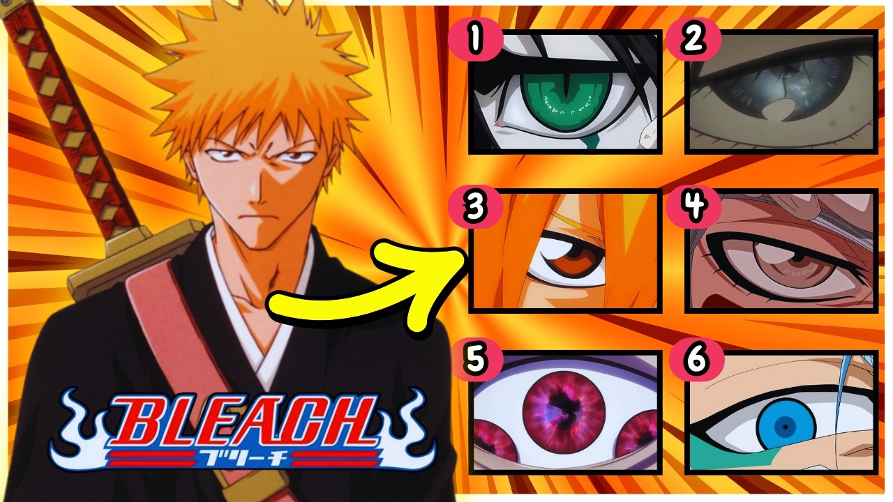 ADIVINHE O PERSONAGEM DE BLEACH PELOS OLHOS! 👀🔥