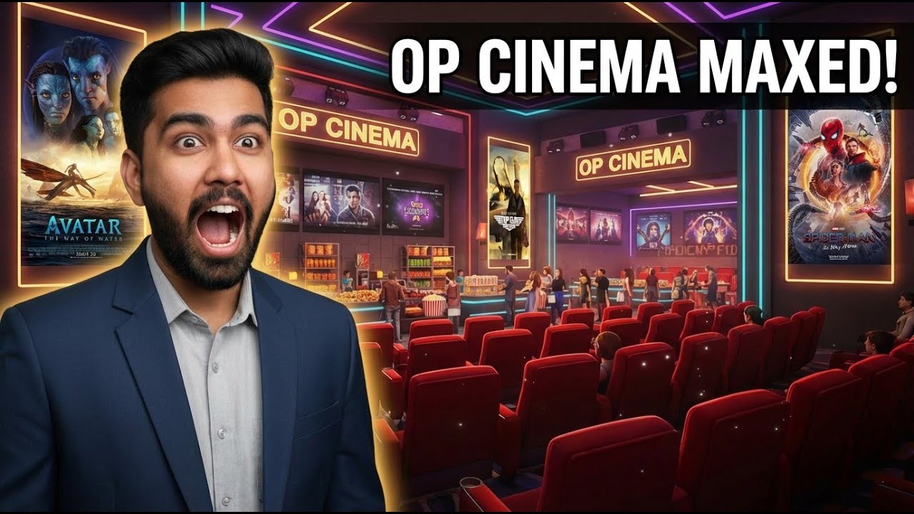 I Built a LUXURY 7-STAR Cinema! 🍿🎬 (Mall Simulator Hindi)