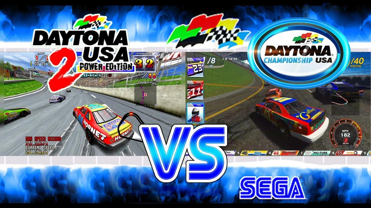 Daytona Championship USA Vs Daytona USA 2: Power Edition