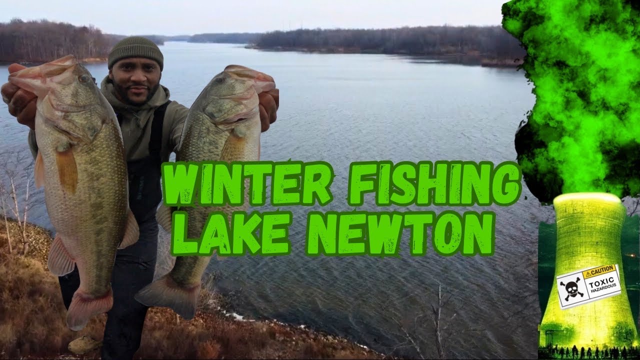 Winter Fishing the Best Bass Lake in Illinois! NEWTON LAKE!