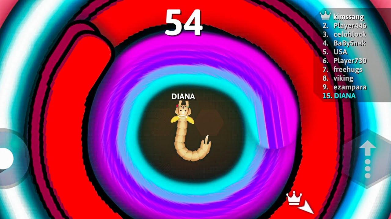 SNAKE IO🐍 MONSTER RAPHAEL SNAKE 🐍 STUCKS OUT OF THE MAP 🐍 EPIC SNAKEIO GAMEPLAY #snakegame #games 