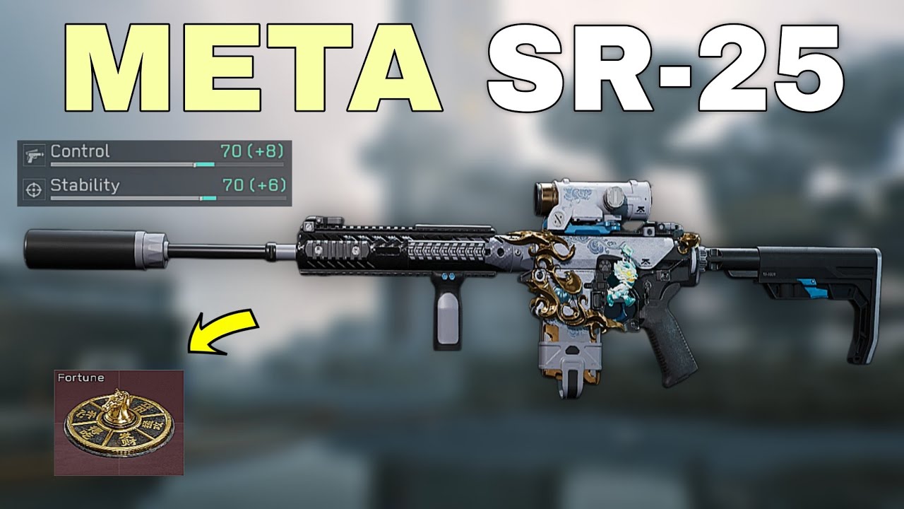 Solo Zero Dam With Meta SR-25 in Delta Force Mobile Operations 