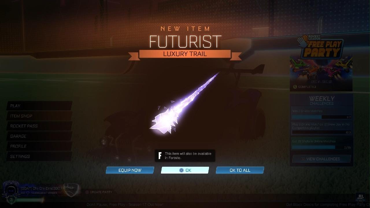 Rocket League NEW! Items Showcase