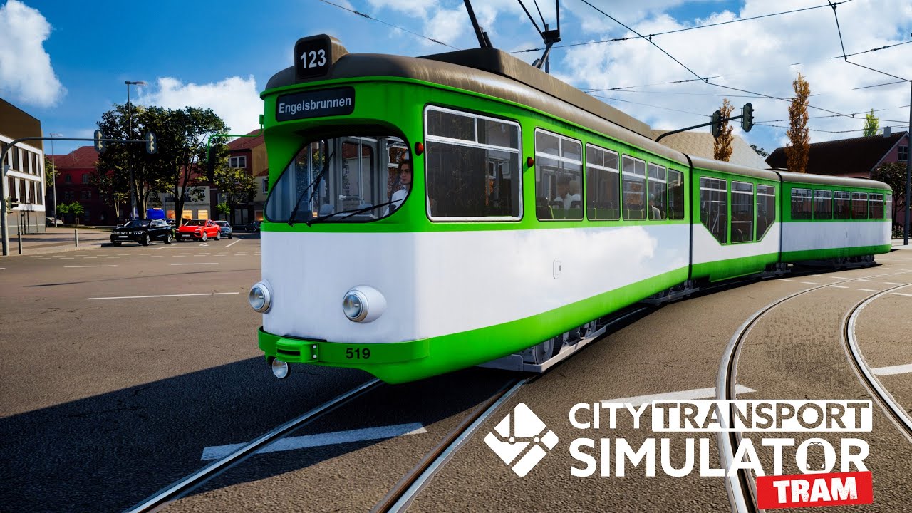 City Transport Simulator - Tram DLC: GT8N Mannheim​ | 4K Ultra HD | GAMEPLAY !