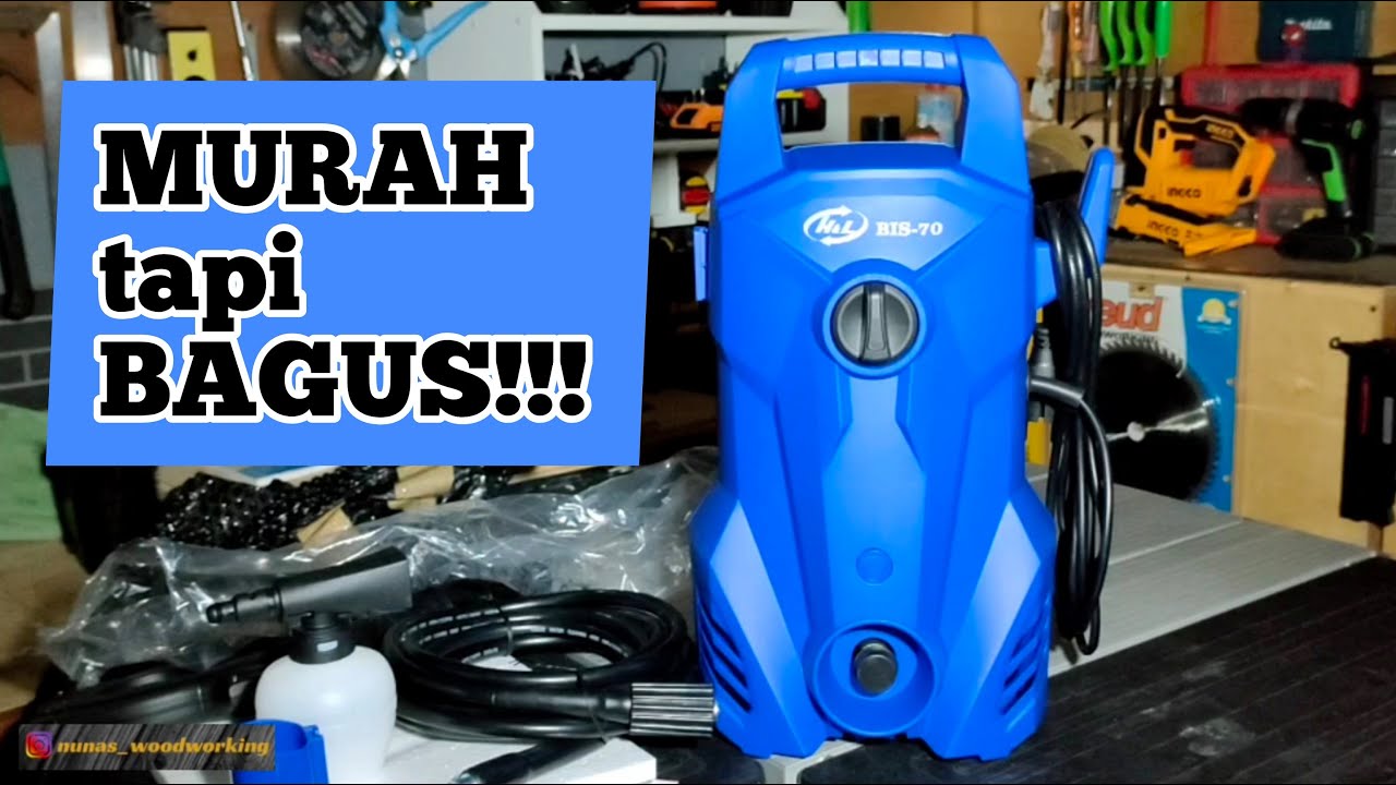 unboxing dan uji coba mesin steam H&L BIS70 - first impression high pressure cleaner H&L BIS70