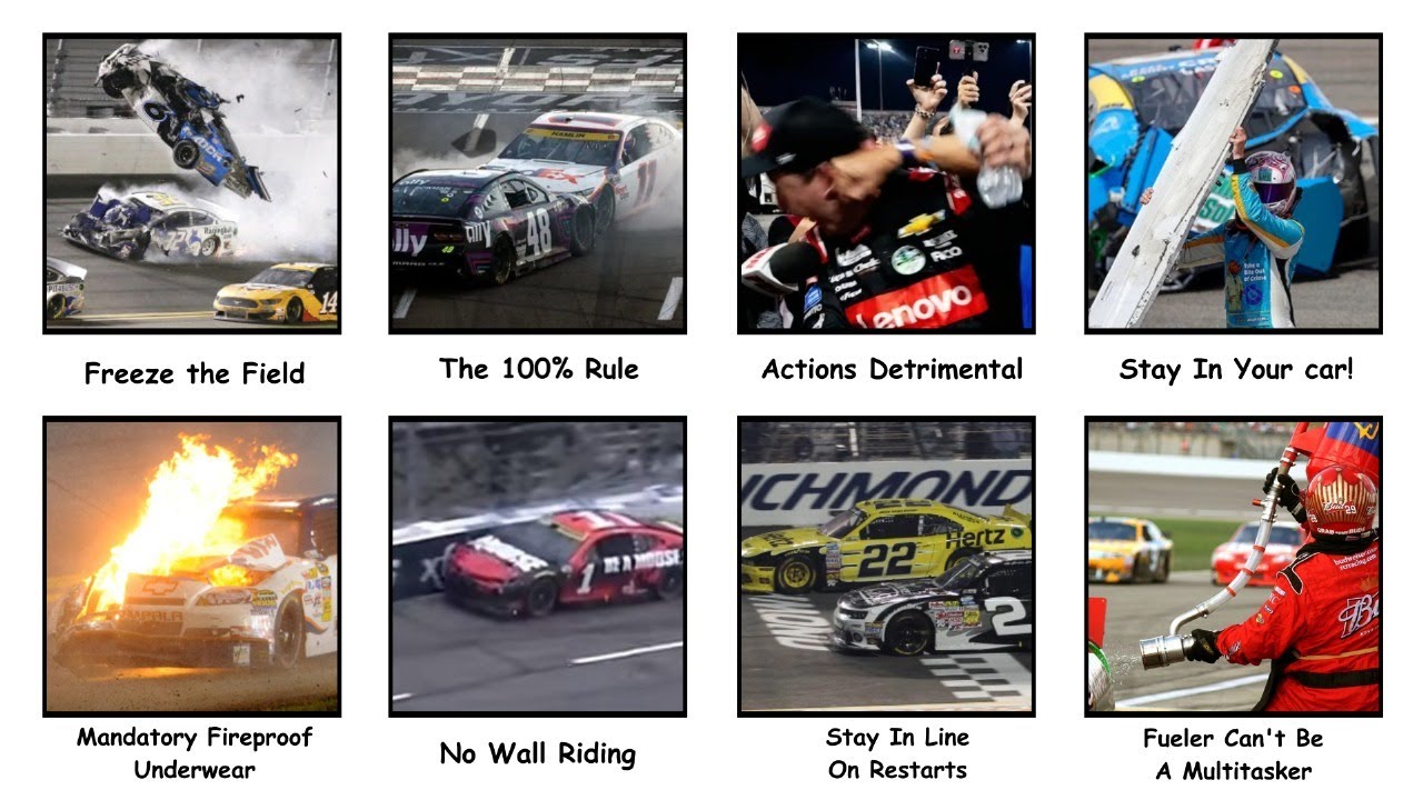 Every Weird NASCAR Rule Explained in 10 Minutes
