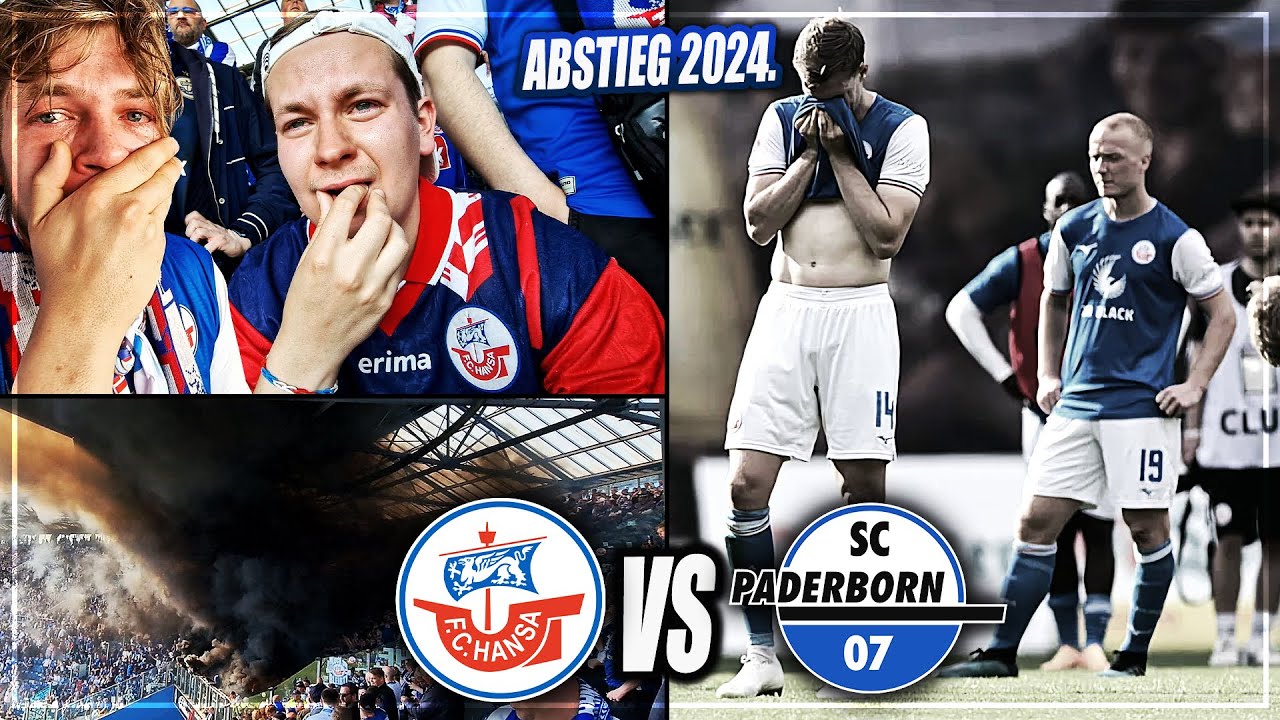 ABSTIEG 2024... Hansa Rostock - Paderborn Stadion Vlog | Pures Drama, Chaos & Ausschreitungen