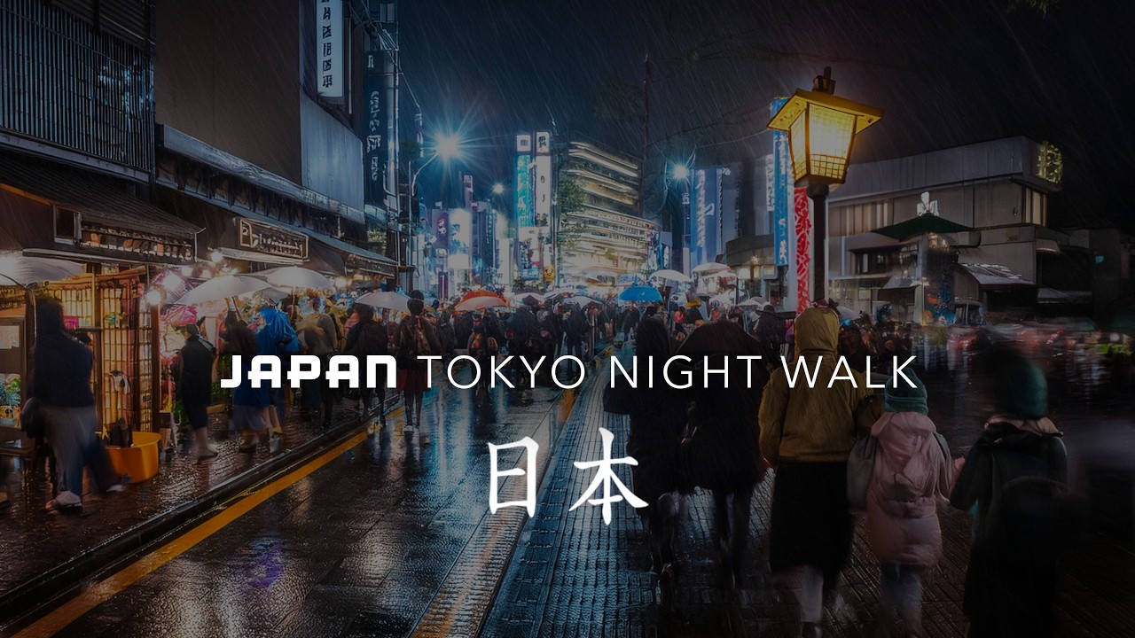 Experience the REAL Tokyo Night Life in 4K HDR 60fps
