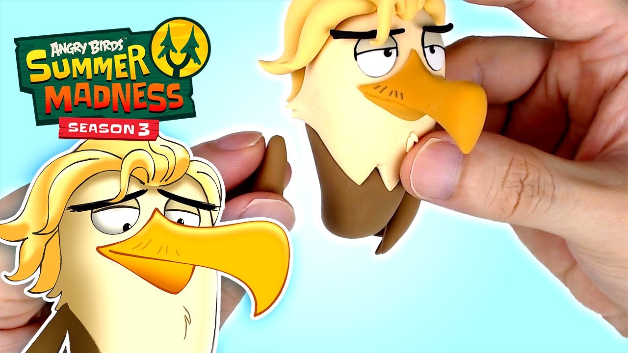 Squash Clay SCULPTS Angry Birds Summer Madness's Mighty Eagle