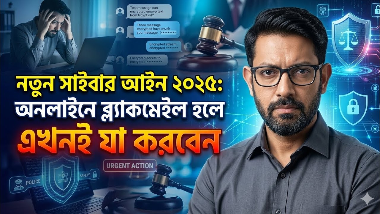 নতুন সাইবার সুরক্ষা অধ্যাদেশ ২০২৫: অনলাইনে ব্ল্যাকমেইল হলে এখনই যা করবেন #Bangladesh  #CyberSecurity