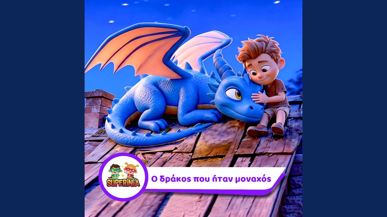 O Drakos Pou Itan Monaxos