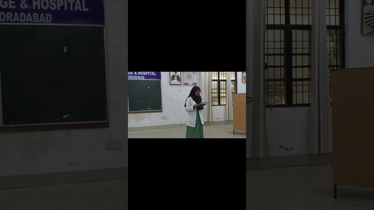 Case Presentation by Dr. Shafaque Naaz 🩺✨ #bhms #internshipdiaries #medicalstudent #kgkhmc 
