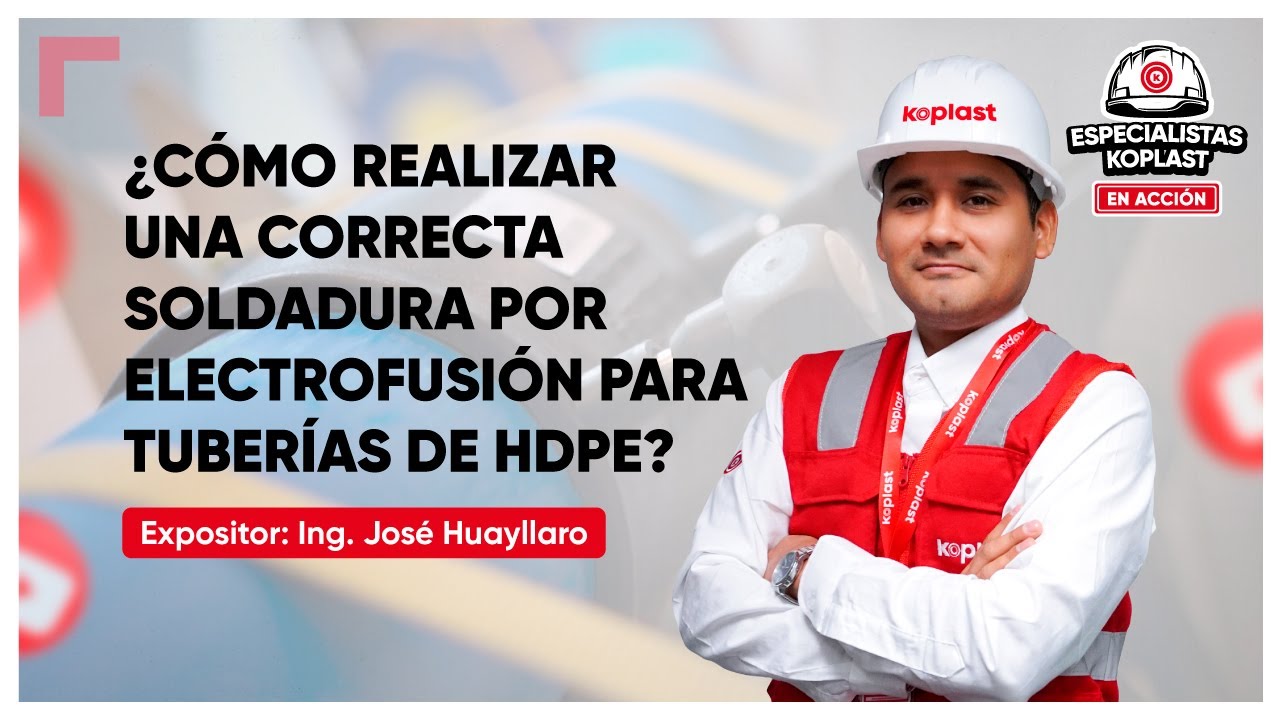 ¿Cómo realizar una soldadura de electrofusión para tuberías de polietileno (HDPE)?