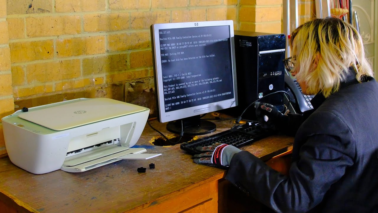 Angry Man Destroys Entire Computer Office