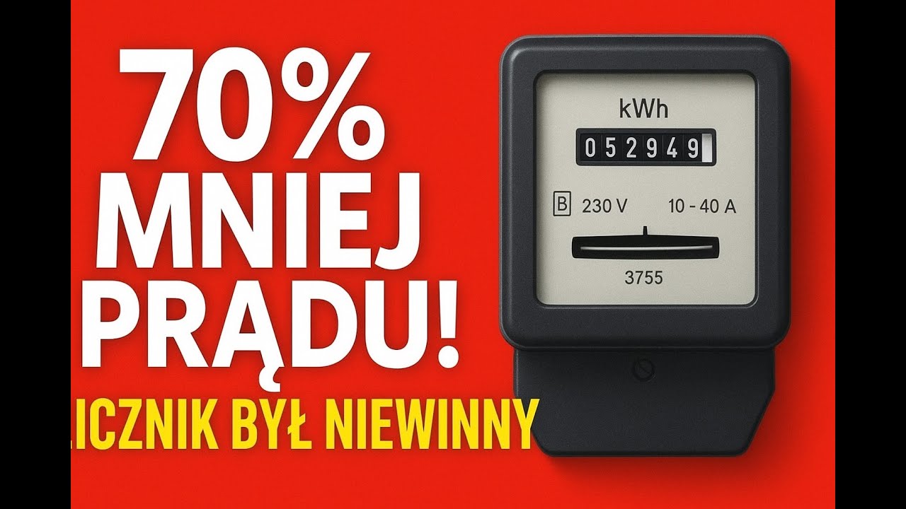 Prostym trikiem zmniejszyłem pobór energi o 70%. Ty też możesz!