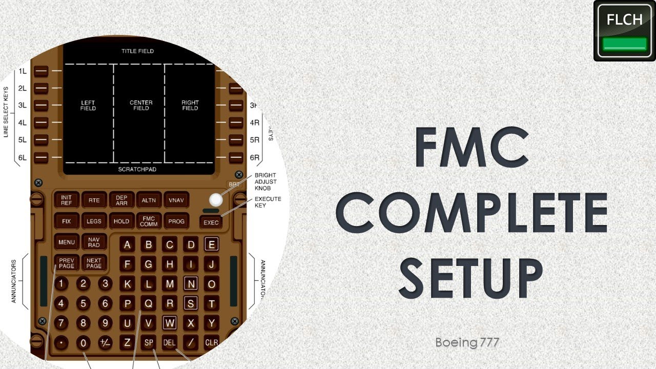 COMPLETE FMC SETUP - Boeing 777
