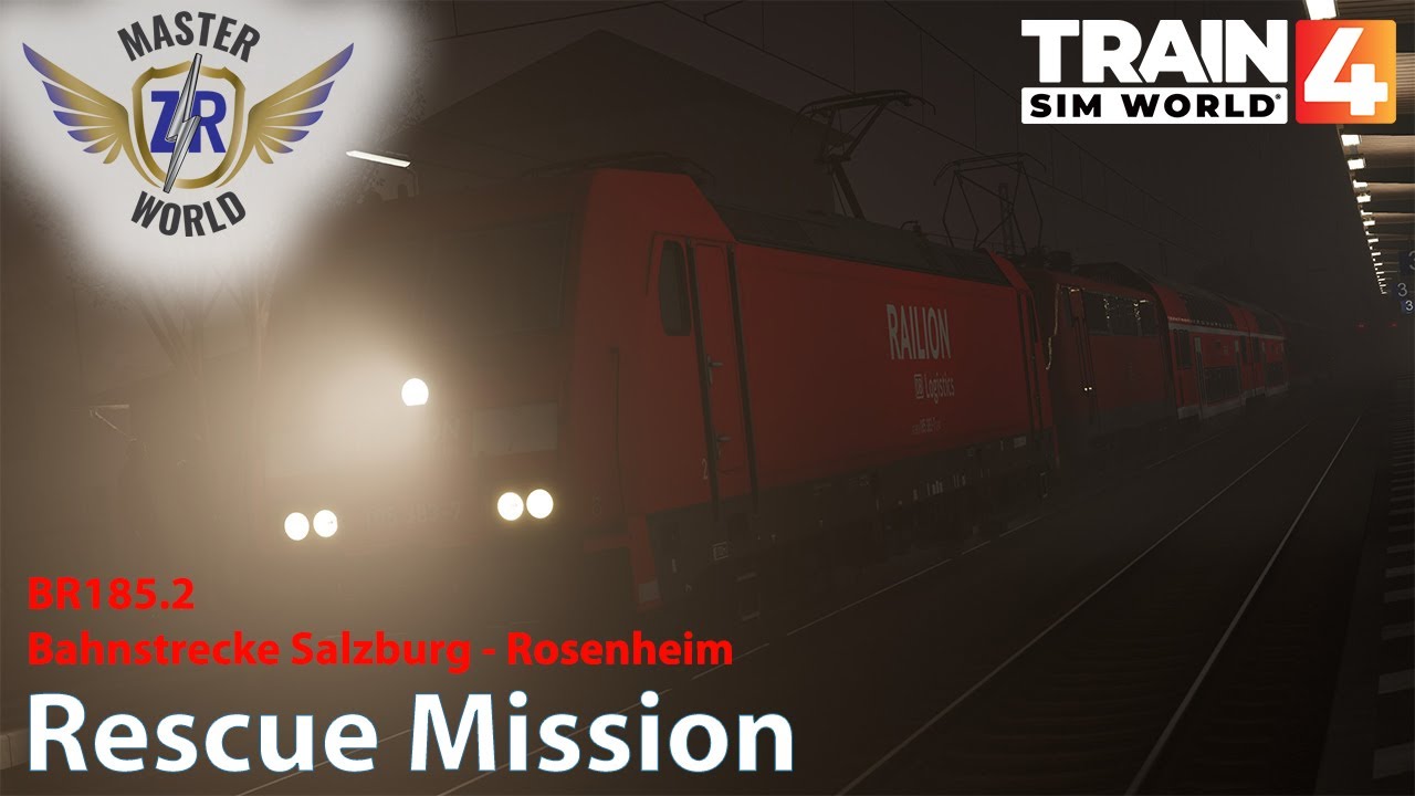 A Stand Up Stand In | Bahnstrecke Salzburg - Rosenheim | BR 185.2 | Train Sim World 4
