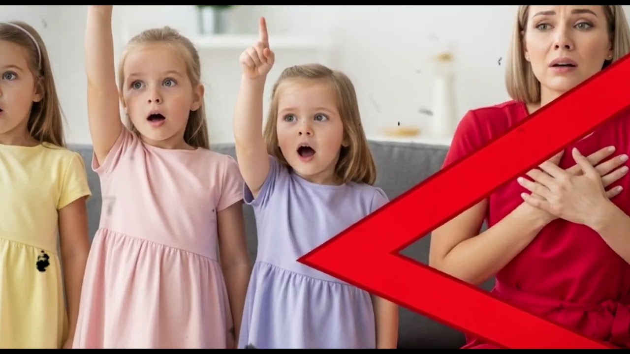 Single dad's triplets found the woman in red—her sign language response left him frozen
