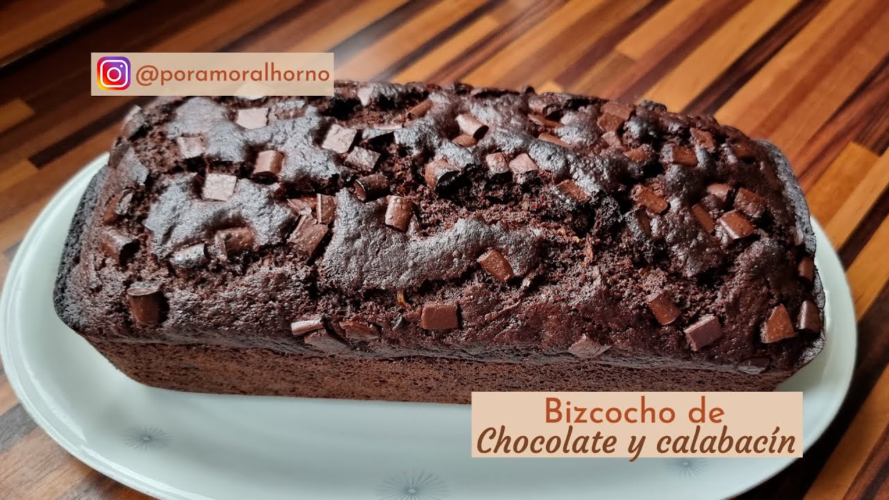 Bizcocho de Chocolate y Calabacín ¡Súper Esponjoso y Jugoso! 🍫🥒