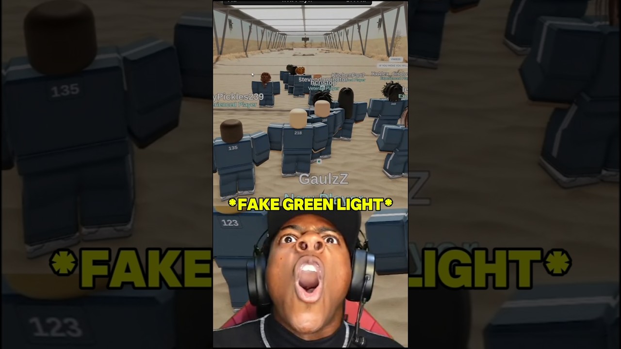 iShowSpeed Plays Roblox Squid Game | Red Light Green Light