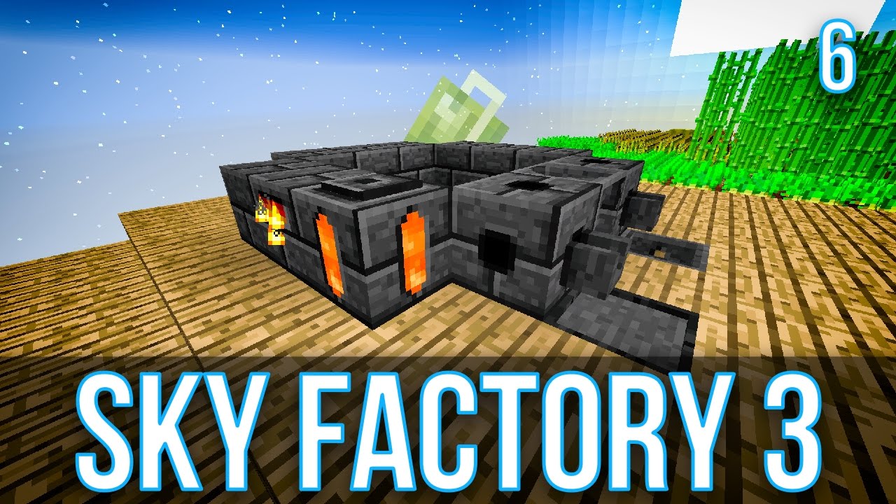 ORE DOUBLING USING A SMELTERY | SKY FACTORY 3 | EPISODE 6