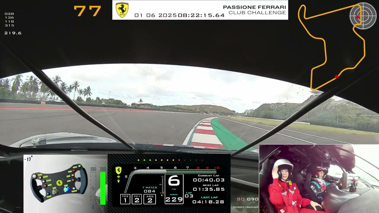 Club Challenge2025_Mandalika_Hot lap_77 with passenger_1:34.94