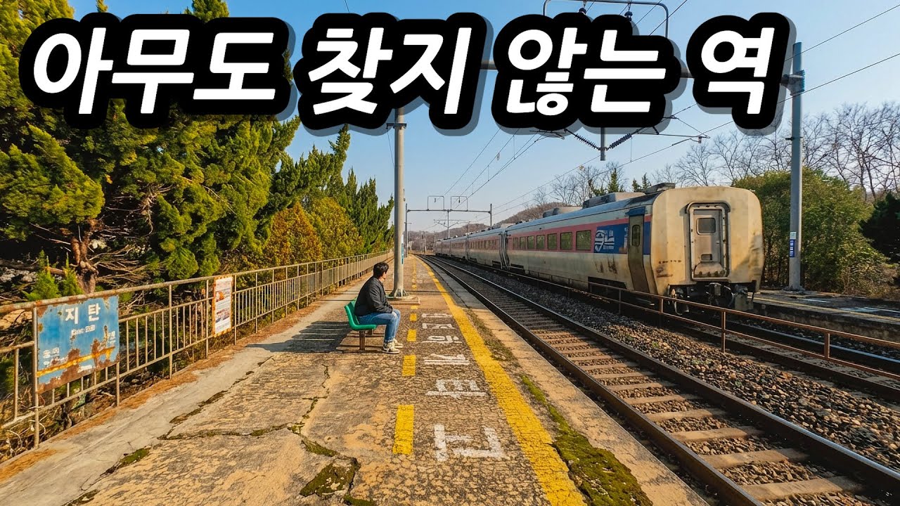 하루에 1명도 오지 않는 역! 대한민국에서 가장 외로운 기차역을 가다 l 🇰🇷옥천