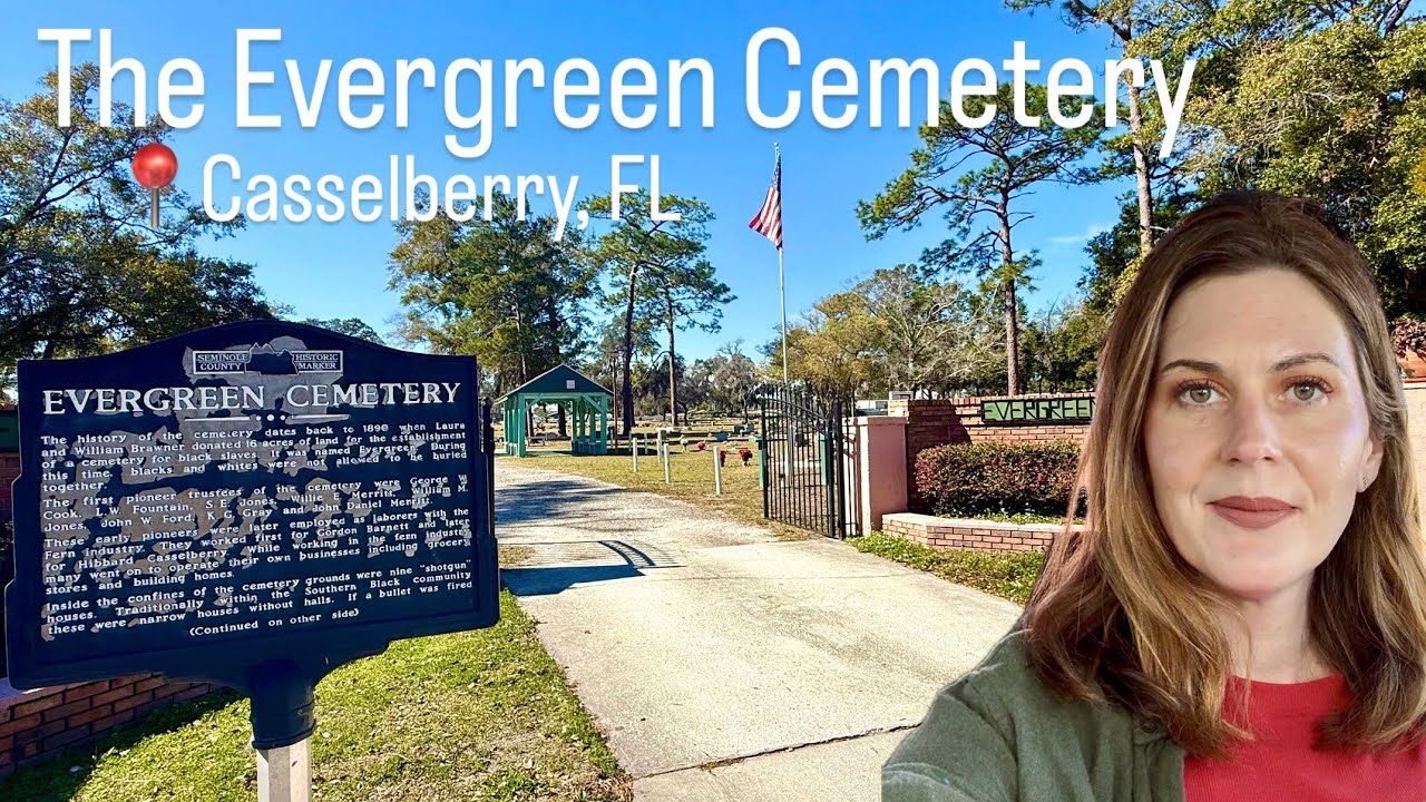 Exploring Black History in CASSELBERRY, FLORIDA! | The Evergreen Cemetery