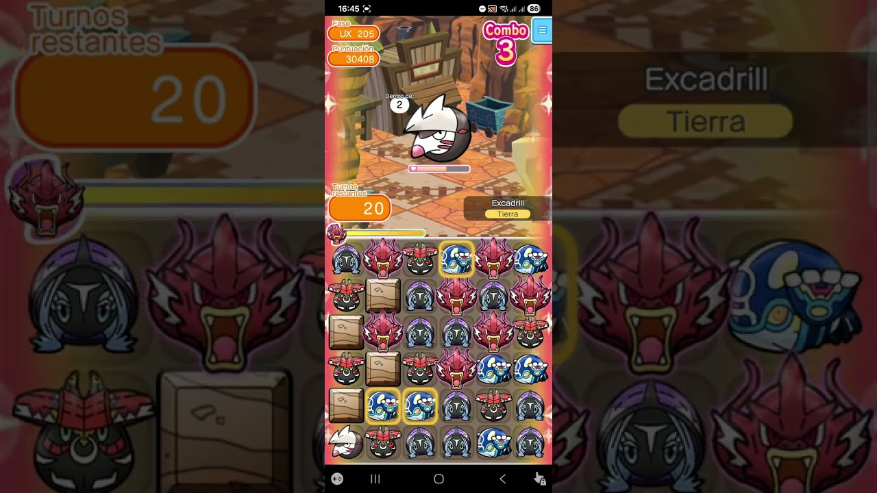 Excadrill Ux 205 Pokemon Shuffle #pokemon 