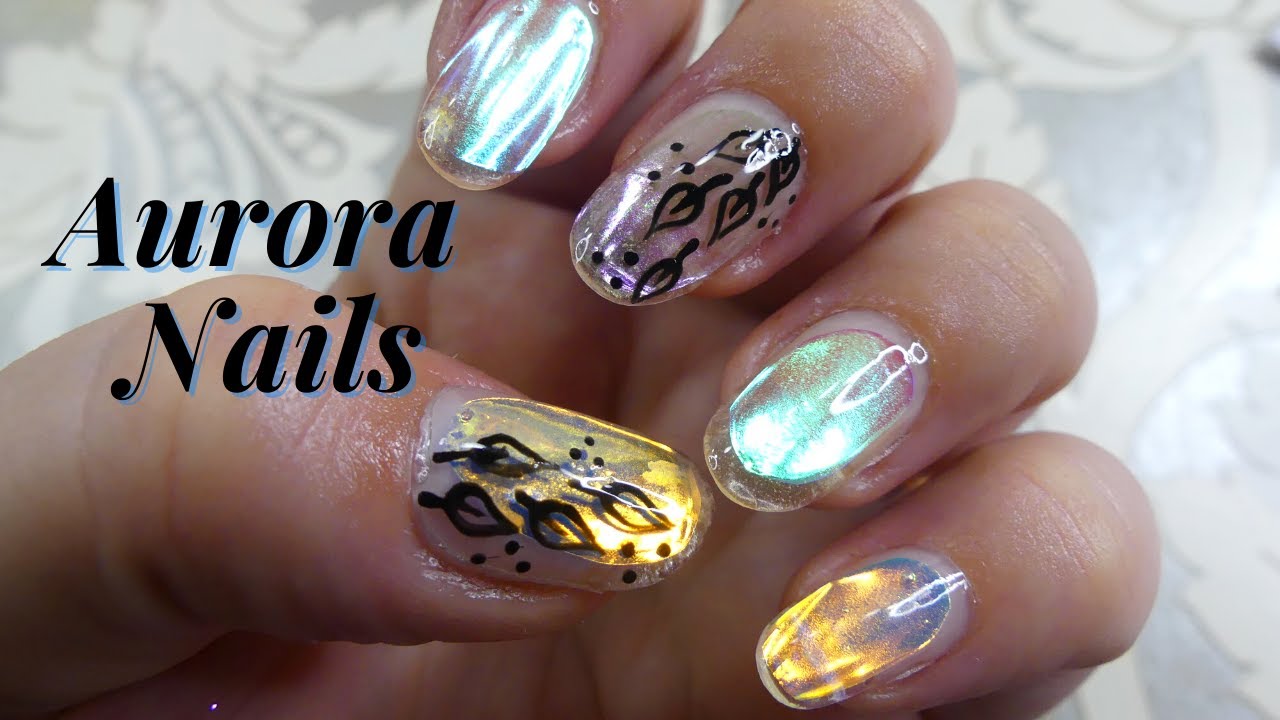 The EASIEST Korean Aurora Nails with Polygel and Dual Forms !
