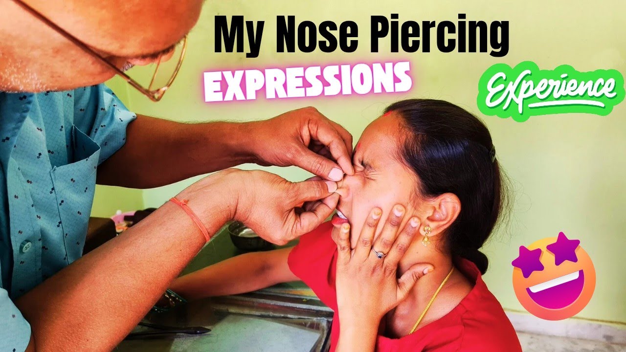 My Nose Piercing at Age 30 Years Experience & Expressions | NenuMeeShruthi