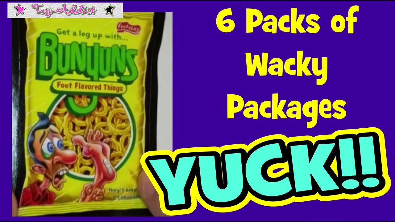 Wacky Packages Opening 6 Packs of Trading Cards ~ Series 7 from 2010 ~ Toy-Addict