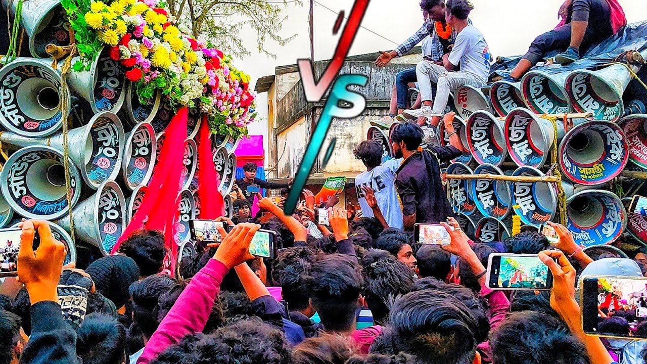 মা তারা মাইক 🆚 সাউন্ড 👑 কিং দুজনে বিরাট হাড্ডাহাড্ডি কম্পিটিশন হয়ে গেলো হীরাগাচ্ছিতে দেখো বন্ধরা 