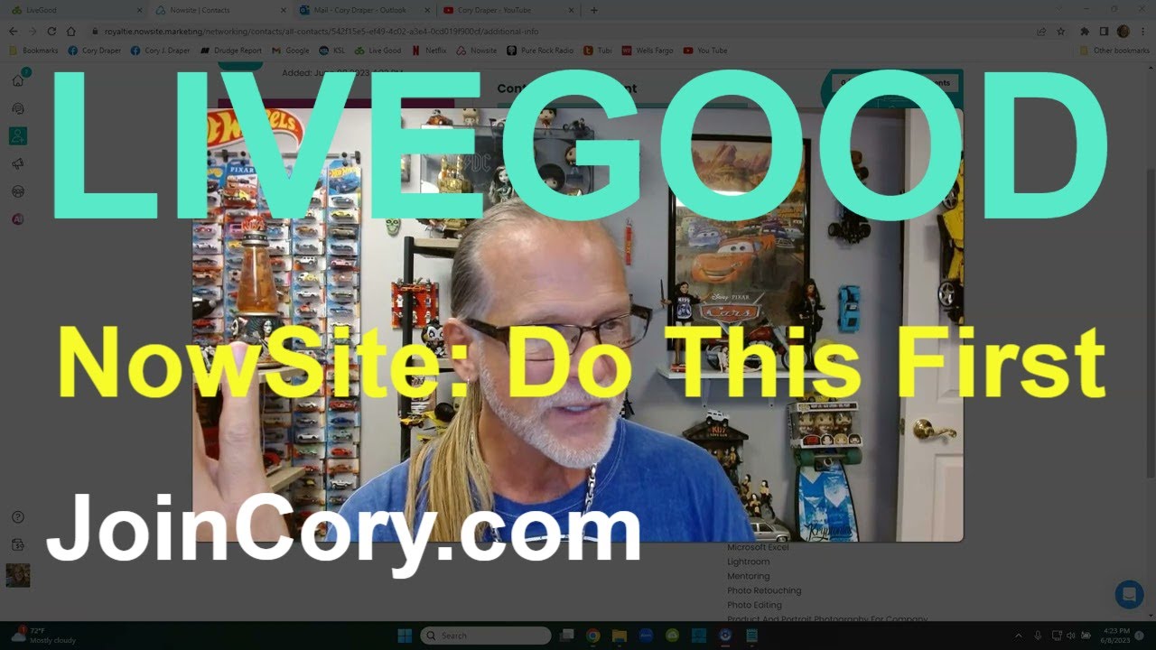 LiveGood NowSite AI How To Send Facebook Messages To Recruit