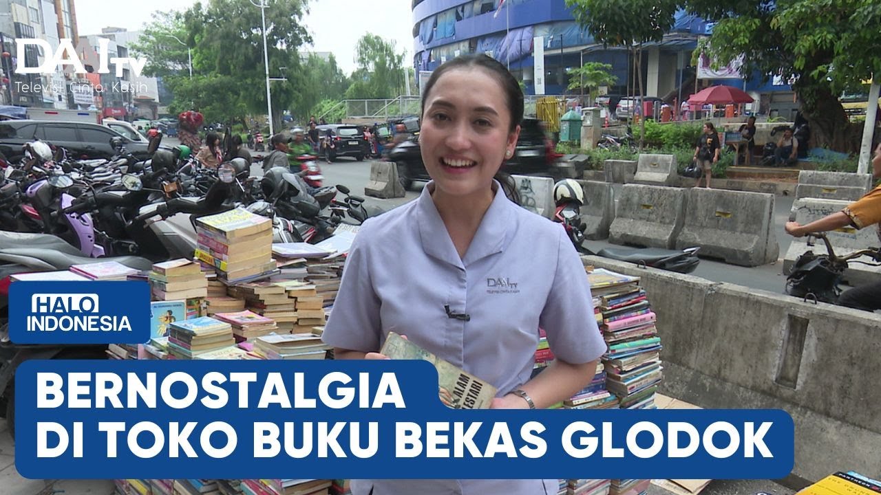 Bernostalgia di Toko Buku Bekas, di Daerah Glodok Jakarta Barat | Halo Indonesia