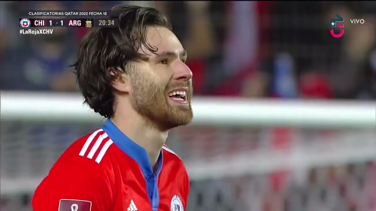 Chile 1-2 Argentina | Gol Ben Brereton | Clasificatorias Qatar 2022 [60fps]