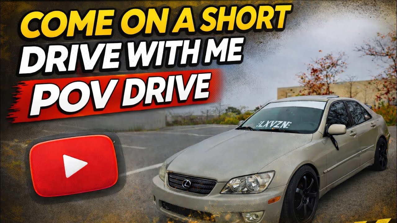 Come on a shot drive with me POV drive Lexus is300