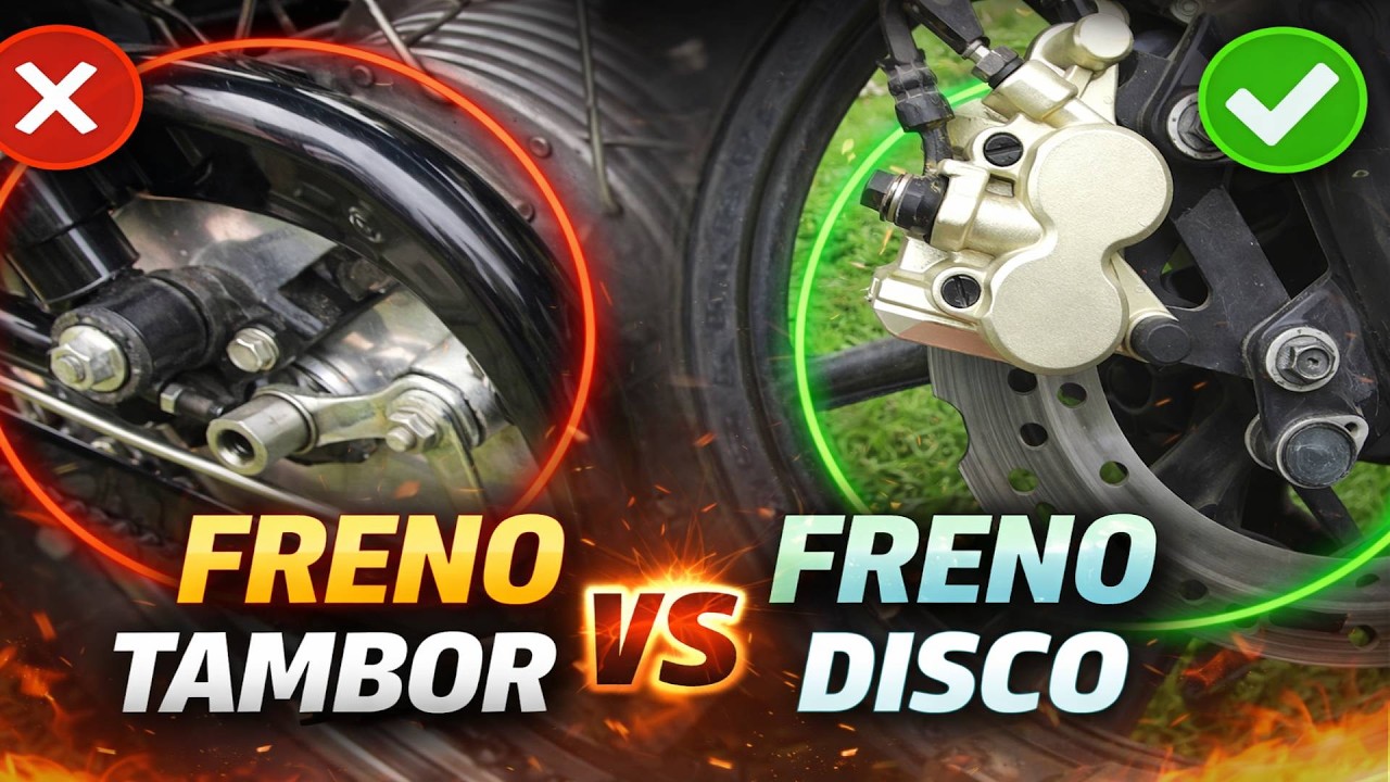 🚨 ¡No cometas este ERROR al elegir tu moto! | Freno de Disco vs Freno de Tambor 🔥