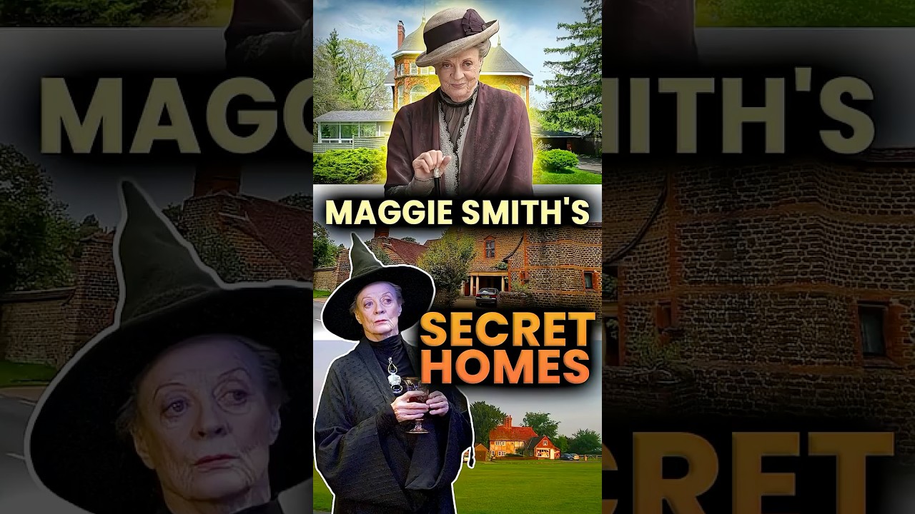 Inside the World of Maggie Smith | Homes of a Screen Legend #shorts #maggiesmith