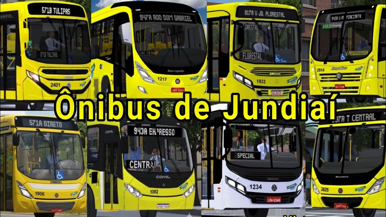 Ônibus Jundiaí - Vida Real vs Jogo / Atualização Completa 2025!!!