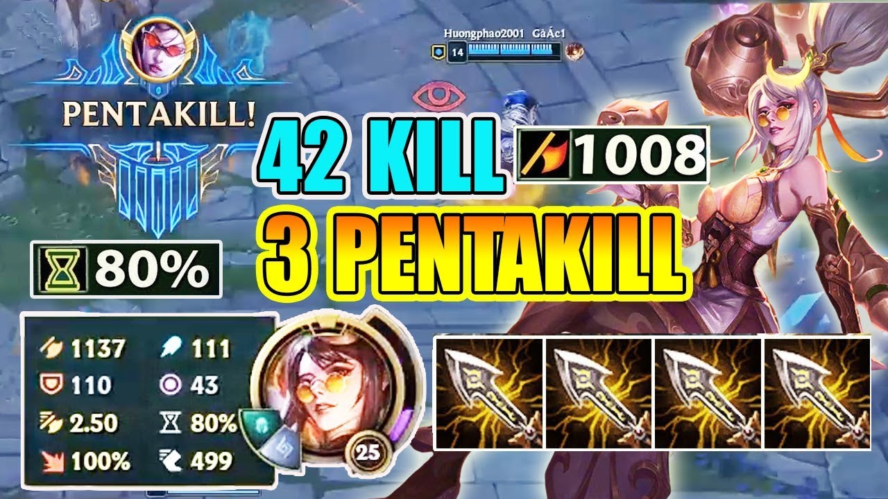 * 3 LẦN PENTAKILL* VAYNE 1137 DAME SIÊU BÁ TẠI CHẾ ĐỘ URF !