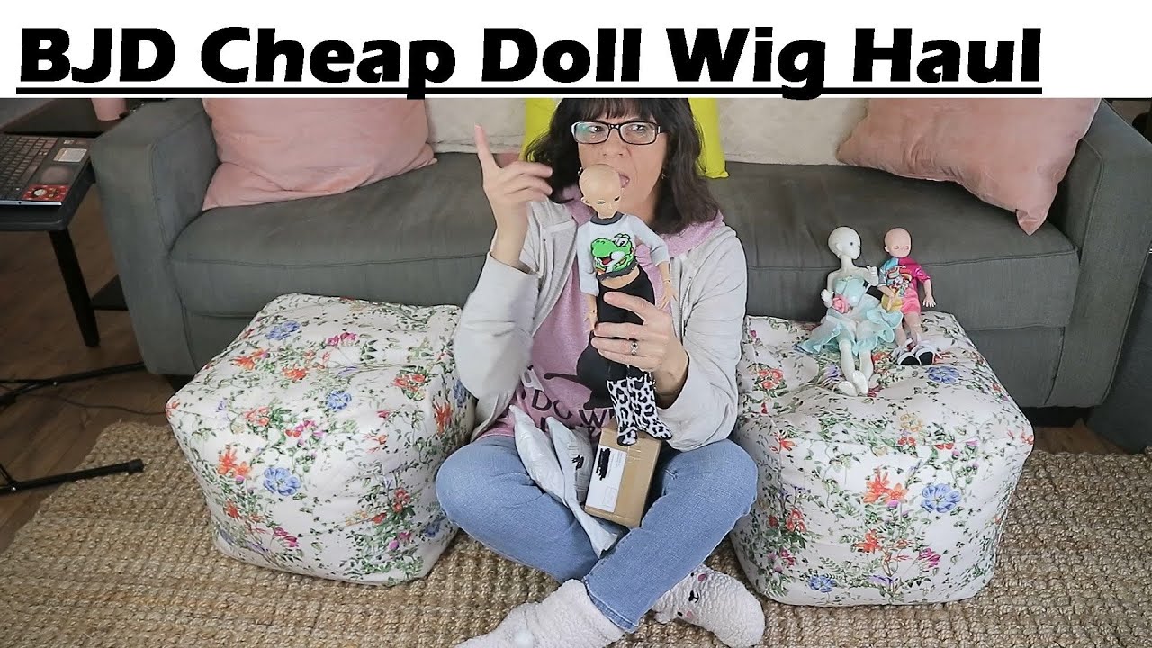 BJD Cheap Doll Wig Haul Unboxing Tested & Reviewed & Doll Wig Weft Hack for wig making   😁😎💖
