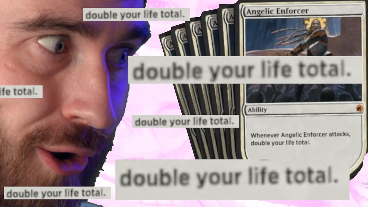 THE DECK THAT CAN ONLY WIN WITH A COMEBACK! ONE OF A KIND! Angelic Enforcer Standard MTG Arena